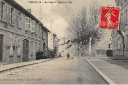 PONT-D'AIN : La Poste Et L'hotel De Ville - Tres Bon Etat - Sin Clasificación
