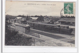 MAINTENON : La Gare - Vue Sur Les Quais - Tres Bon Etat - Maintenon