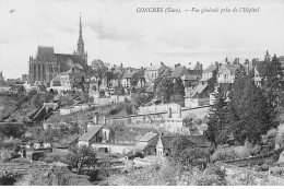 CONCHES - Vue Générale Prise De L'Hôpital - Très Bon état - Conches-en-Ouche