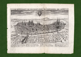ST-FR Le Pourtraict De La Ville Cité Et Université De Reims 1634 Par Edmé Moreau - Estampas & Grabados