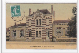 LIGNY-le-CHATEL : Ecole Communale (toillée) - Tres Bon Etat - Ligny Le Chatel