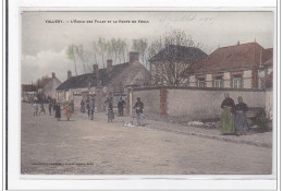 VALLERY : L'ecole Des Filles Et La Route De Voulx - Tres Bon Etat - Sonstige & Ohne Zuordnung