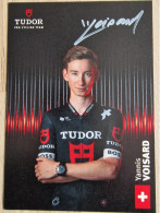Card Yannis Voisard - Team Tudor - 2024 - Original Signed - Cycling - Cyclisme - Ciclismo - Wielrennen - Cyclisme