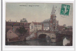 PONT-REMY : Eglise Et Le Pont (toillée) - Tres Bon Etat - Sonstige & Ohne Zuordnung