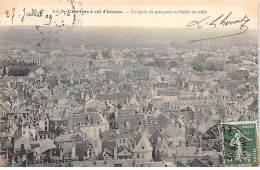 CHARTRES à Vol D'oiseau - Le Lycée De Garçons Et L'Hôtel De Ville - Très Bon état - Chartres