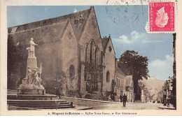 NOGENT LE ROTROU - Eglise Notre Dame Et Rue Gouverneur - Très Bon état - Nogent Le Rotrou