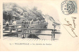 VILLERVILLE - Le Chemin Du Casino - Très Bon état - Villerville