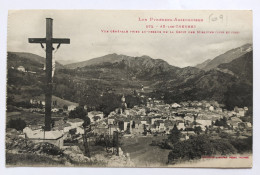 CPA - 09.Ax Les Thermes - Vue Générale Prise Au Dessus De La Croix Des Missions - Ax Les Thermes