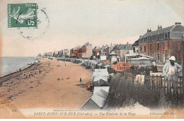 SAINT AUBIN SUR MER - Vue Générale De La Plage - Très Bon état - Saint Aubin