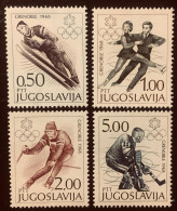 YUGOSLAVIA 1968  1139 A 1142 ** - Unused Stamps