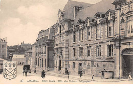 LISIEUX - Place Thiers - Hôtel Des Postes Et Télégraphes - Très Bon état - Lisieux