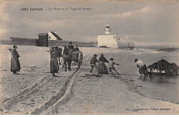 LOCTUDY - Le Phare Et La Plage De Langoz - Très Bon état - Loctudy