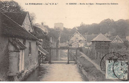 GISORS - Bords De L'Epte - Perspective Du Château - Très Bon état - Gisors