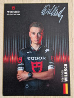 Card Hannes Wilksch - Team Tudor - 2024 - Original Signed - Cycling - Cyclisme - Ciclismo - Wielrennen - Wielrennen