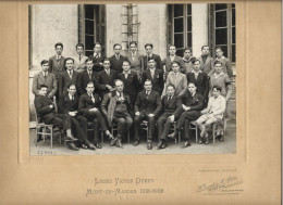 BELLE PHOTO PROFESSEURS/ELEVES LYCEES VICTOR DURUY MONT DE MARSAN 1931 1932 - Andere & Zonder Classificatie
