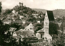 73333231 Pappenheim Mittelfranken Blick Zur Burg Und Galluskirche Pappenheim Mit - Pappenheim