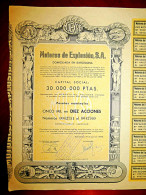 MOTORES DE EXPLOSIÓN SA Barcelona 1959 Share Certificate - Industrial