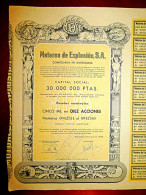 MOTORES DE EXPLOSIÓN SA Barcelona 1959 Share Certificate - Industry