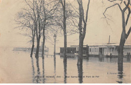VERNON Inondé 1910 - Quai Garnuchot Et Pont De Fer - Très Bon état - Vernon