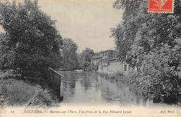 LOUVIERS - Maisons Sur L'Eure, Vue Prise De La Rue Edouard Lanon - Très Bon état - Louviers