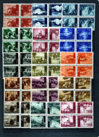 CROATIA NDH 1941-42..landscapes...tete-beche Complette...MNH**!!!52 - Croacia