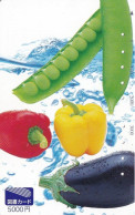 Japan Prepaid Libary Card 5000 - Food Vegetables - Giappone