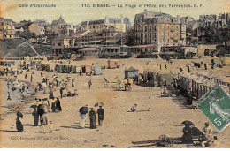 DINARD - La Plage Et L'Hôtel Des Terrasses - Très Bon état - Dinard