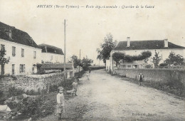 64 - Abitain : Route Départementale - Quartier De La Gaieté - Animée - CPA écrite - Autres & Non Classés