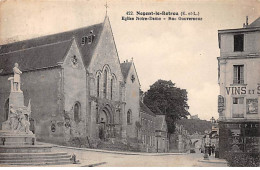 NOGENT LE ROTROU - Eglise Notre Dame - Rue Gouverneur - Très Bon état - Nogent Le Rotrou