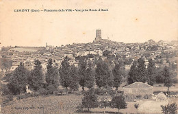 GIMONT - Panorama De La Ville - Vue Prise Route D'Auch - Très Bon état - Autres & Non Classés