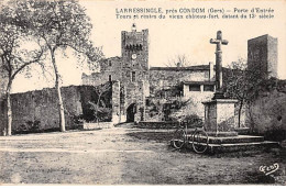 LARRESSINGLE Près Condom - Porte D'entrée - Tours Et Restes Du Vieux Château Fort - Très Bon état - Other & Unclassified
