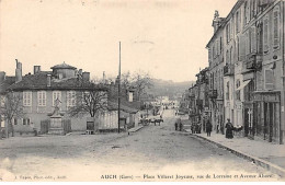 AUCH - Place Villaret Joyeuse, Rue De Lorraine Et Avenue Alsace - Très Bon état - Auch