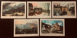 YUGOSLAVIA 1968  1191 A 1195 ** - Unused Stamps