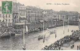 CETTE - Les Joutes, Vue Générale - Très Bon état - Sete (Cette)