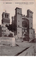 BEZIERS - Cathédrale Saint Nazaire - Parvis - Très Bon état - Beziers