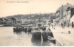 CETTE - Le Quai Louis Pasteur - Très Bon état - Sete (Cette)