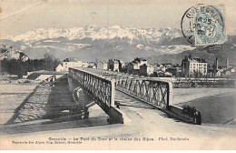 GRENOBLE - Le Pont Du Drac Et La Chaîne Des Alpes - Très Bon état - Grenoble