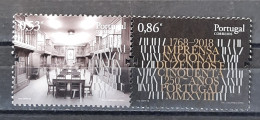 2018 - Portugal - MNH - 250 Years Of National Printing House - 2 Se Tenant Stamps - Neufs