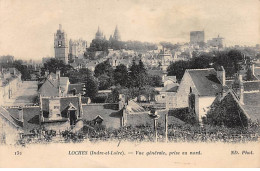 LOCHES - Vue Générale, Prise Au Nord - Très Bon état - Loches