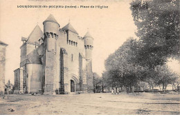 LOURDOUEIX SAINT MICHEL - Place De L'Eglise - Très Bon état - Altri & Non Classificati