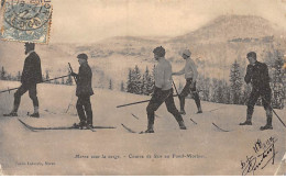 MOREZ Sous La Neige - Course De Skis Au Fond Morbier - Très Bon état - Morez