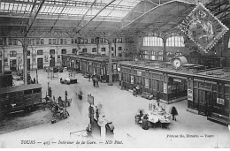 TOURS - Intérieur De La Gare - Très Bon état - Tours