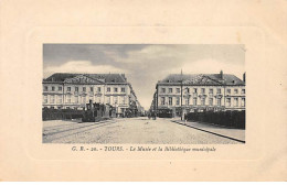 TOURS - Le Musée Et La Bibliothèque Municipale - Très Bon état - Tours