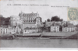 AMBOISE - Le Château, Vue Générale - état - Amboise
