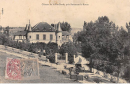 Château De La Haute Barde, Près Beaumont La Ronce - Très Bon état - Autres & Non Classés