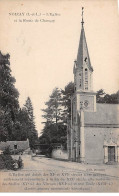 NOIZAY - L'Eglise Et La Route De Chançay - Très Bon état - Other & Unclassified