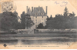 SELLES SUR CHER - Le Château, Vue Prise Du Cher - état - Selles Sur Cher