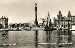 73332680 Barcelona Cataluna Monumento A Colon Y Carabela Santa Maria Barcelona C - Sonstige & Ohne Zuordnung