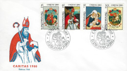 Luxembourg - Luxemburg - Lettre        Caritas  1980 - Lettres & Documents