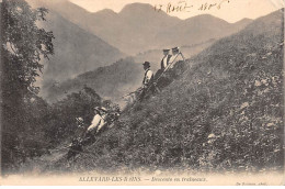 ALLEVARD LES BAINS - Descente En Traîneaux - Très Bon état - Allevard